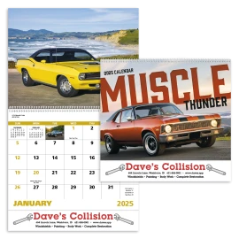 Product: Muscle Thunder Calendar, Spiral