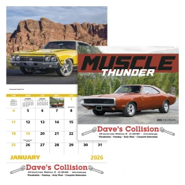 Product: Muscle Thunder Calendar, Spiral