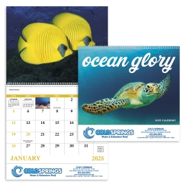 Product: Ocean Glory Calendar, Spiral
