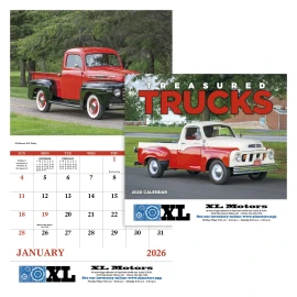 Product: Treasured Trucks Calendar, Stapled