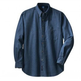 Product: Port & Company® - Long Sleeve Value Denim Shirt