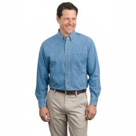 Product: Port Authority® Long Sleeve Denim Shirt