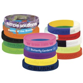 Product: Promotional Silicone Awareness Bracelets