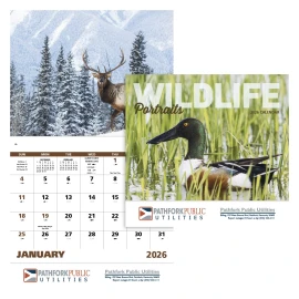 Product: Wildlife Portraits Calendar, Spiral