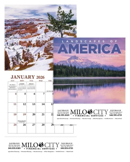 Product: Landscapes of America Mini Calendar