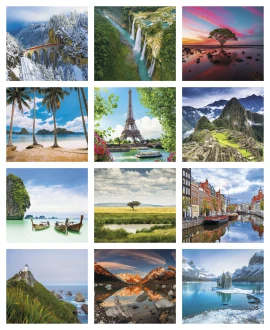 Product: Glorious Getaways Mini Calendar