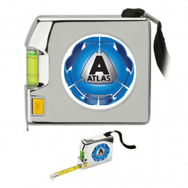 Product: Shorewood 12 ft. Chrome Tape Measure & Level