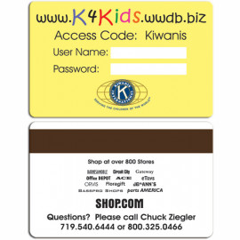 Product: White Plastic Card .012 Mil