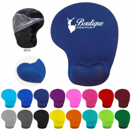 Product: Oval Lycra Mouse Pad With Gel Wrist Rest