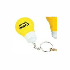 Product: Light Bulb Key Chain Stress Toy