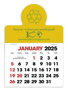Product: Half Circle Stick Up Calendar