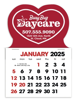 Product: Heart Stick Up Calendar
