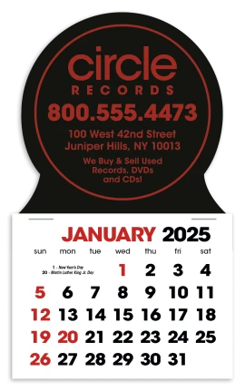 Product: Circle Stick Up Calendar
