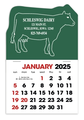 Product: Steer Stick Up Calendar