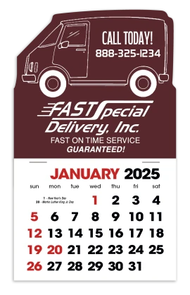 Product: Van Stick Up Calendar
