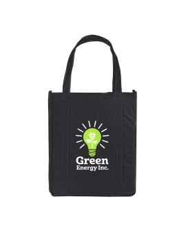 Product: Super Value Grocery Promotional Tote Bag - 12" w x 14" h x 8" d