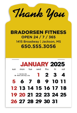 Product: Thank You Stick Up Calendar