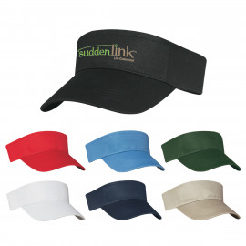 Product: Cotton Twill Visor (Screen Printed)