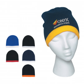 Product: KNIT BEANIE WITH STRIPE