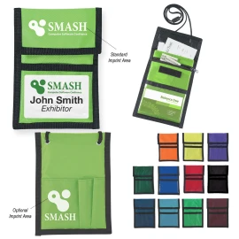 Product: NYLON NECK WALLET BADGE HOLDER