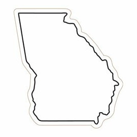 Product: Stock State of Georgia Magnet