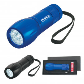 Product: ALUMINUM LED TORCH LIGHT WITH STRAP