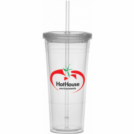 Product: 24 oz. Carnival Cup Collection w/ Clear Straw
