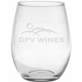 Product: 21 oz. Stemless White Wine - Deep Etched