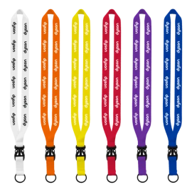 Product: 3/4" Polyester Snap Buckle Release Lanyard w/ Split-Ring