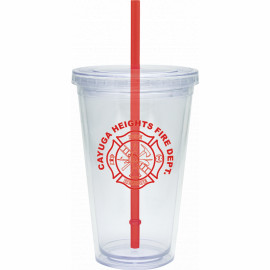 Product: 20 oz. Large Classic Carnival Cup w/ Red Straw