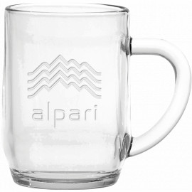 Product: 10 oz. Haworth Glass Coffee - Deep Etched