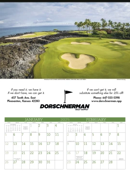 Product: Executive Golf Calendar