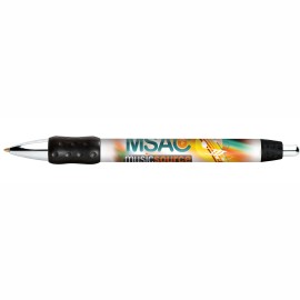 Product: BIC Digital Wide Body Chrome Accent Ballpoint Pen w/ Rubber Grip