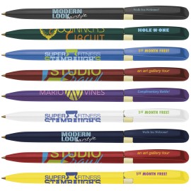 Product: BIC Pivo Twist Action Ballpoint Pen with Gold Plated Ring