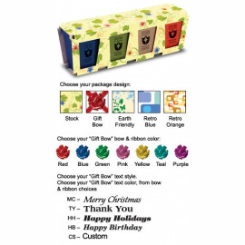 Product: 4 Pack Promo Planter (Spot Color)