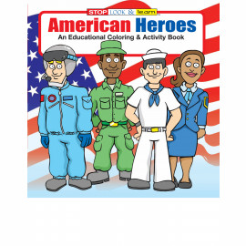 Product: American Heroes Coloring and Activity Book