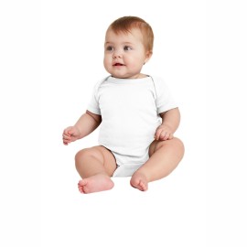Product: Rabbit Skins™ Infant Short Sleeve Baby Rib Bodysuit