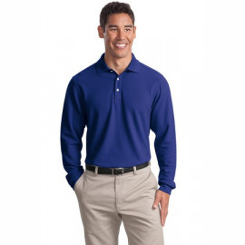 Product: Port Authority ® Long Sleeve EZCotton Pique Polo