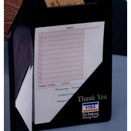 Product: Britiannia Guest Check Presentor w/ 2 Diagonal Pockets