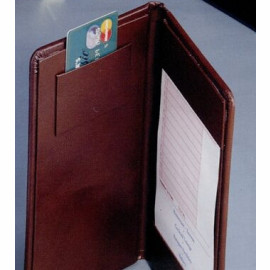 Product: Menu Leatherette Guest Check Presentor w/ 2 Horizontal Pocket