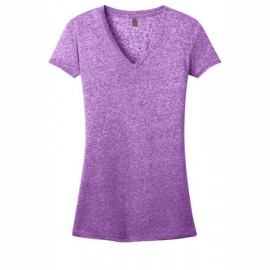 Product: District® - Juniors Microburn® V-Neck Tee
