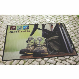 Product: Floor Impressions Indoor / Outdoor All-Rubber Logo Mat-4'x6' (45"x68")