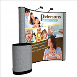 Product: 8' Show 'N Rise Curved Floor Kit (Mural with Fabric Ends)