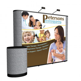 Product: 10' Show 'N Rise Straight Floor Kit (Mural with Fabric Ends)