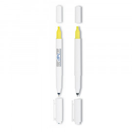 Product: Uni-Ball Combi Ballpoint Pen & Highlighter (White Barrel)