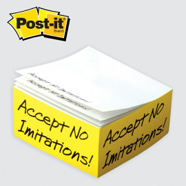 Product: Post-it® Note Half Cube - 4"x4"x2"
