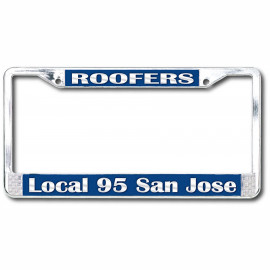 Product: Polished Chrome Die Cast License Plate Frame