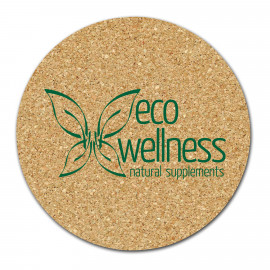 Product: All Natural 4" Circle Cork Coasters