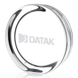 Product: Round Paperweight with Flat Edge