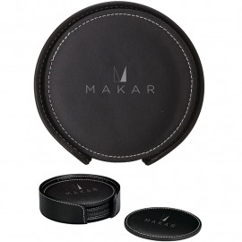 Product: Domanda Leather 4 Coaster Set